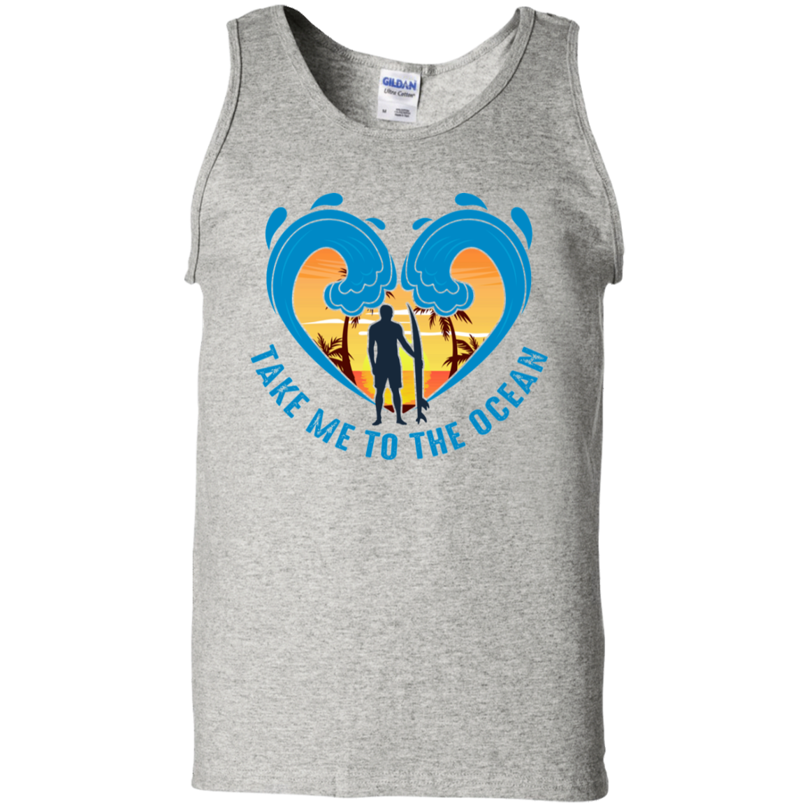 Take Me To The Ocean Surfing Beach Tank Top