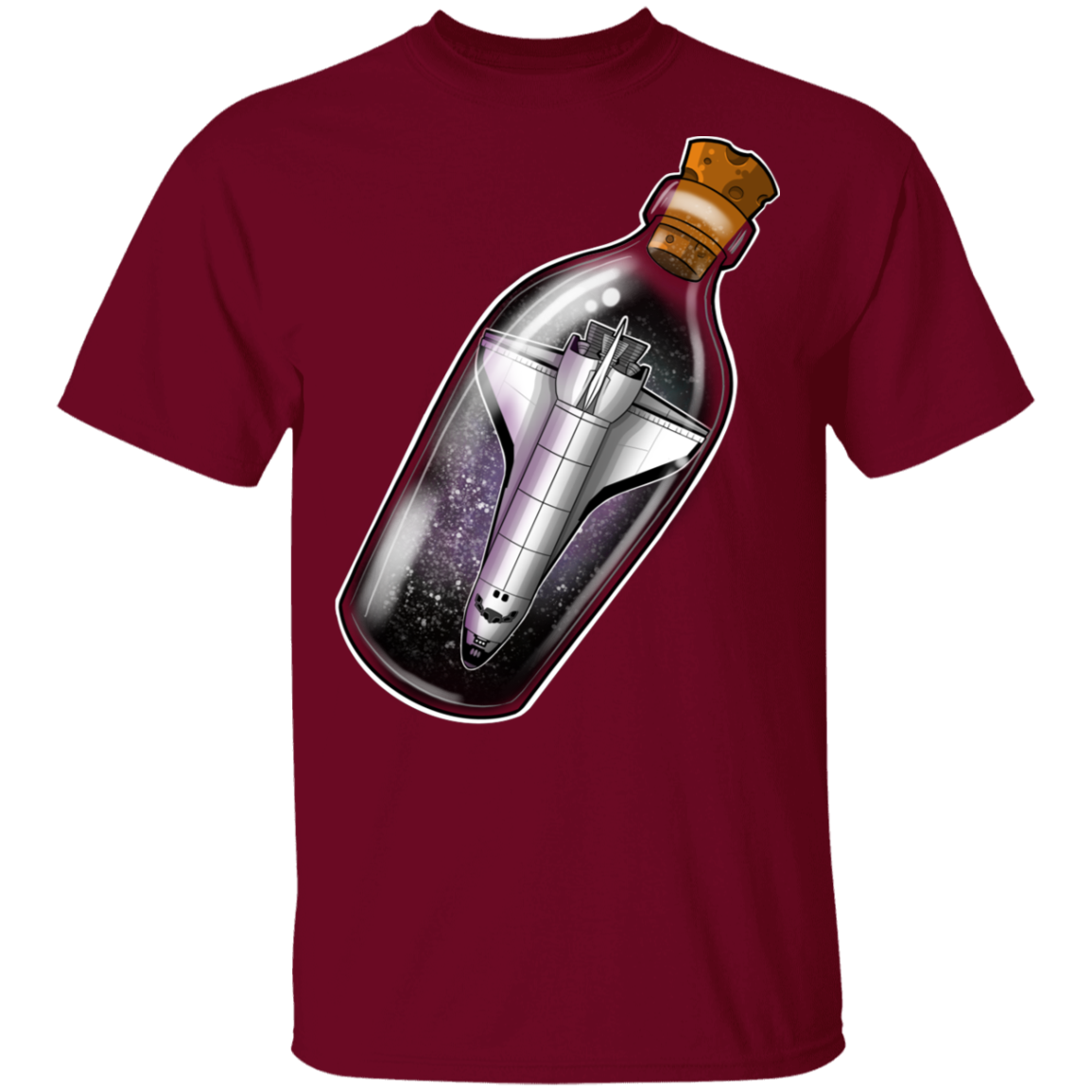Spacecraft in a Bottle Spaceship T-Shirt