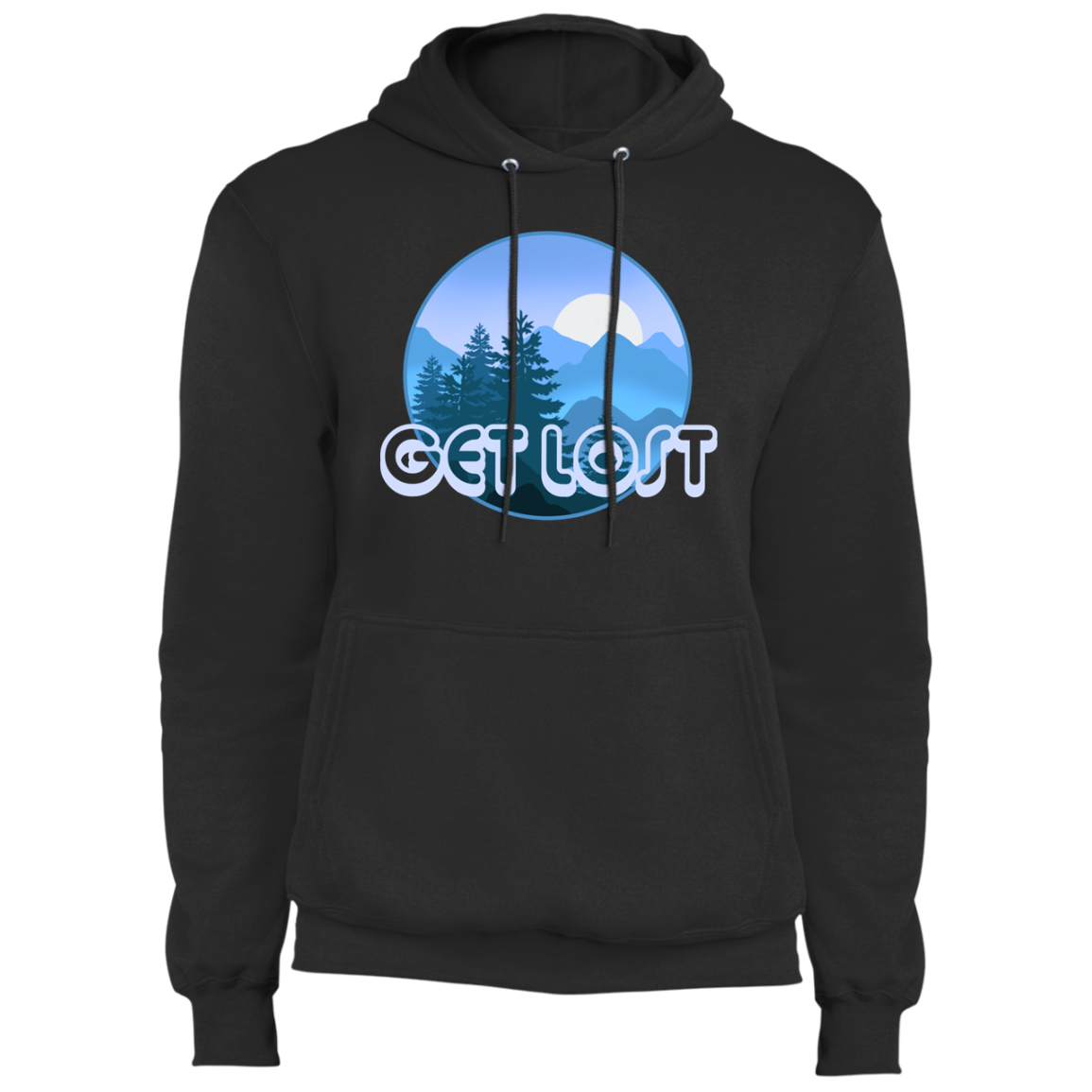 Get Lost in Nature Camping Premium Pullover Hoodie