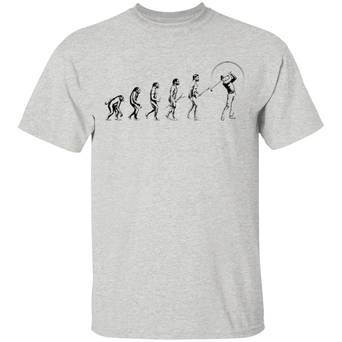 Evolution of Golfing Funny Golf T-Shirt