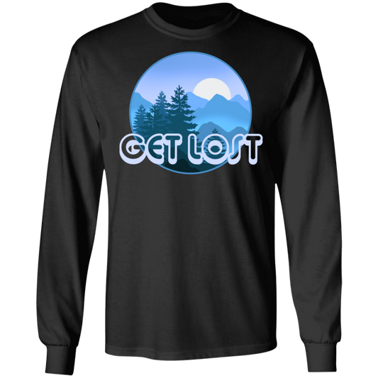 Get Lost in Nature Camping Long Sleeve T-Shirt