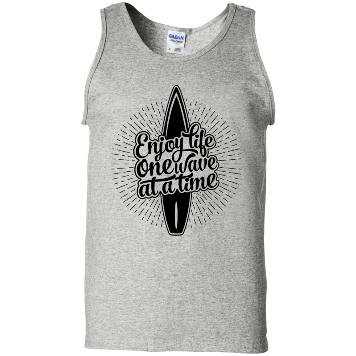 Enjoy Life One Wave At A Time Surfing Tank Top