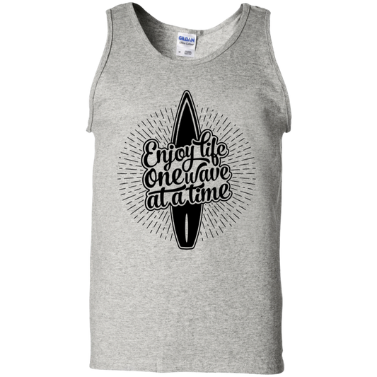 Enjoy Life One Wave At A Time Surfing Tank Top