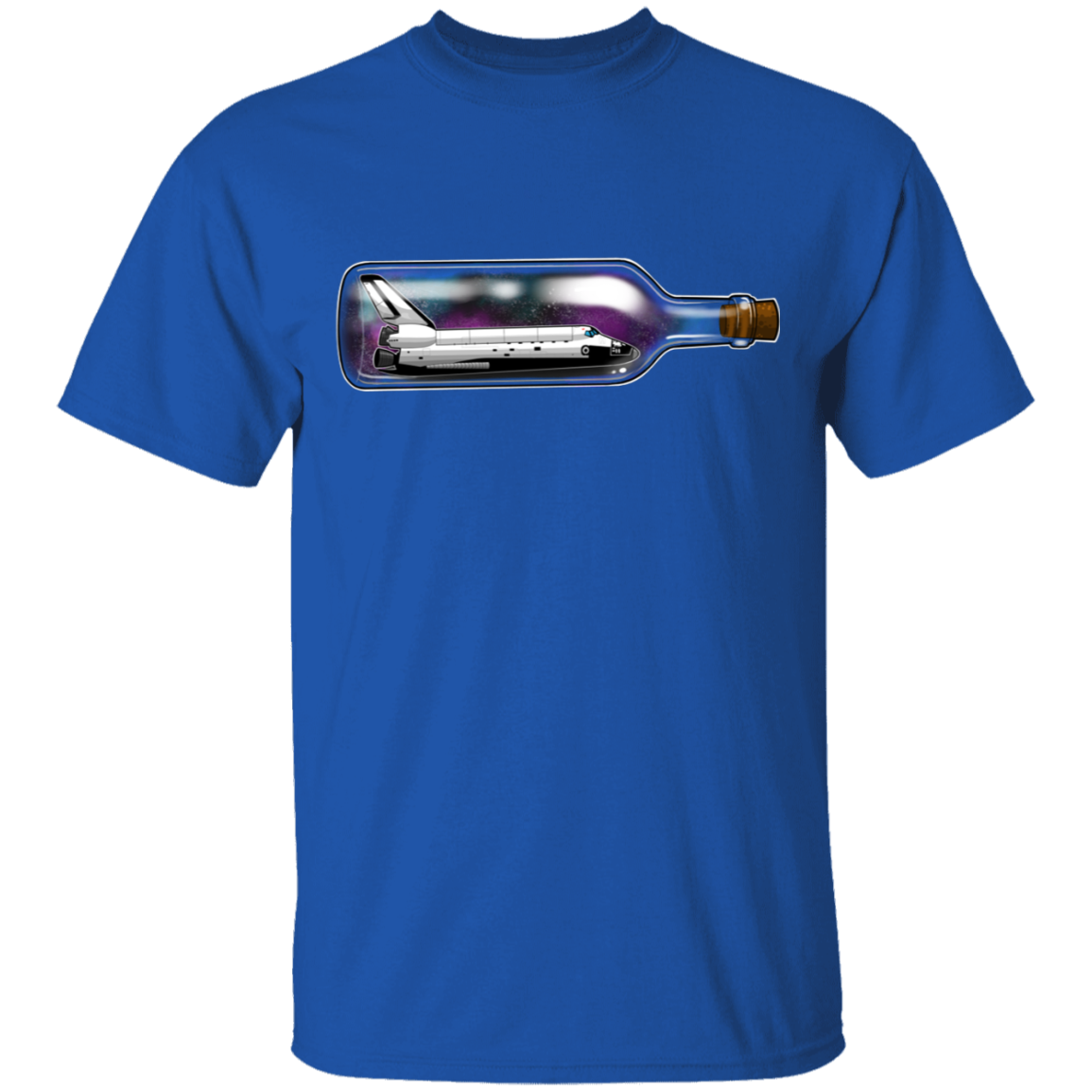 Spacecraft in a Bottle Spaceship T-Shirt