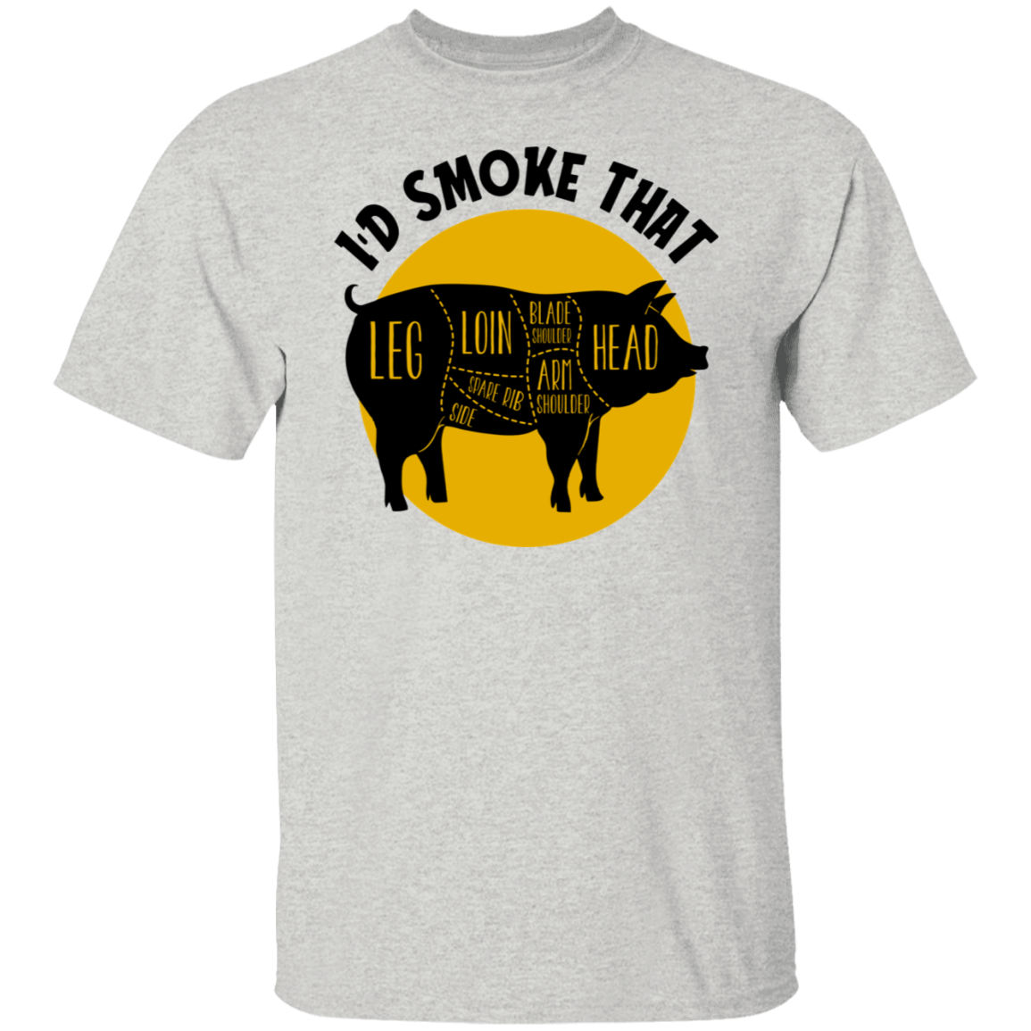 I'd Smoke That Pork BBQ Grilling T-Shirt