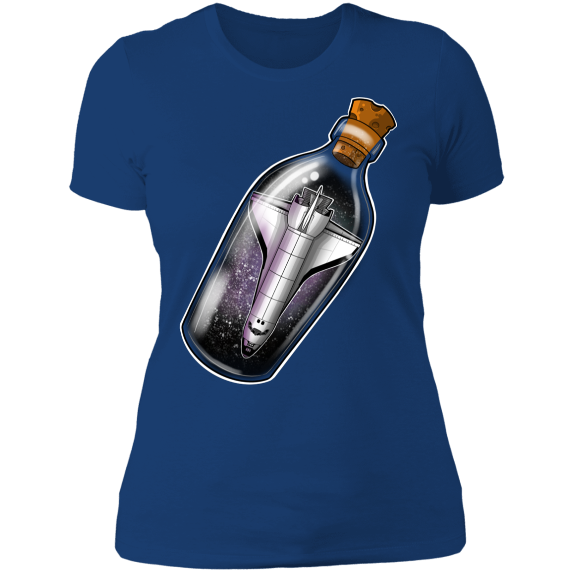 Spacecraft in a Bottle Spaceship Women's T-Shirt