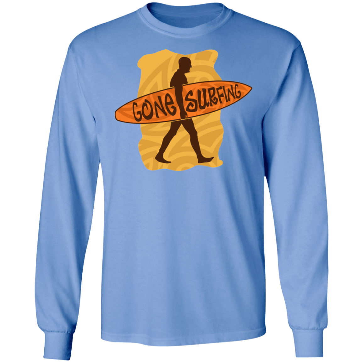 Gone Surfing Surfer Long Sleeve T-Shirt