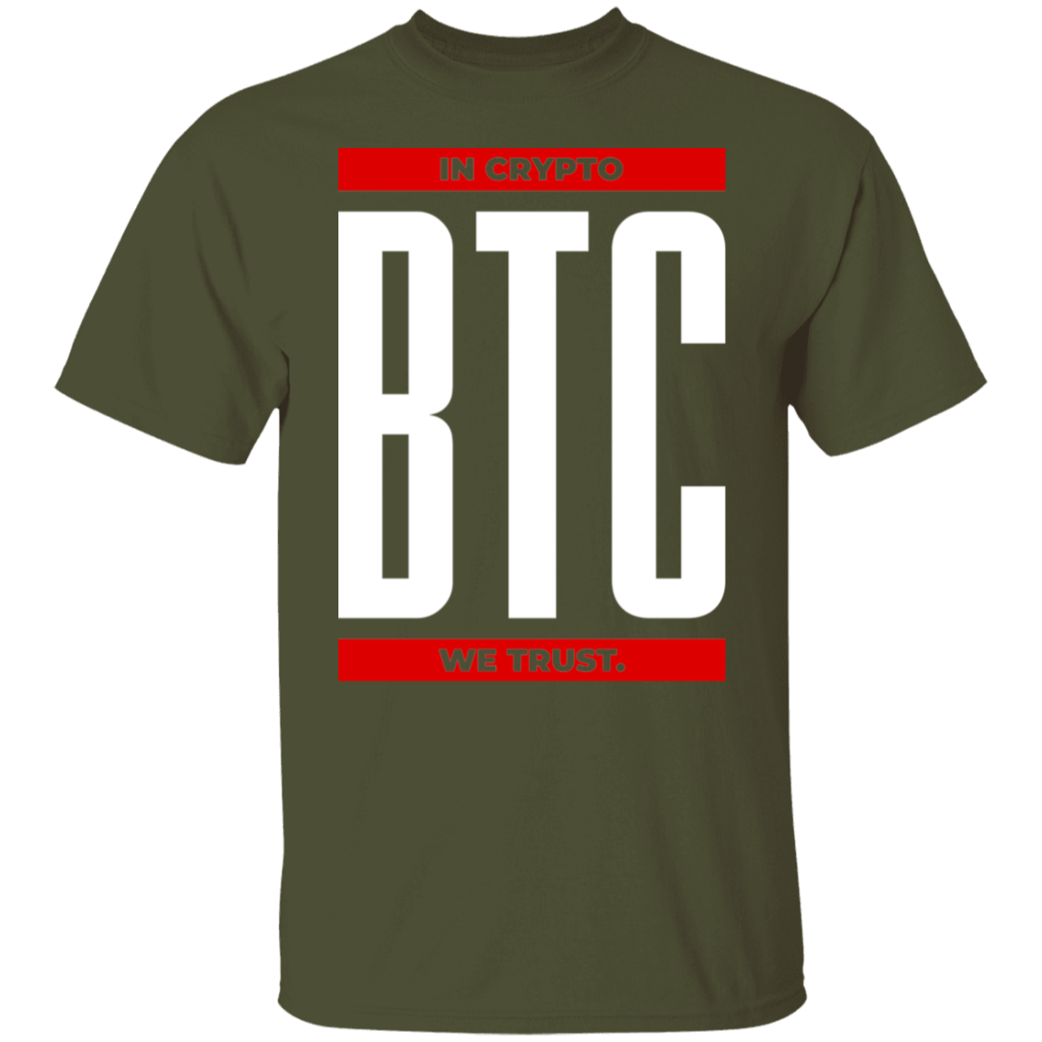 btc BTC In Crypto We Trust T-Shirt