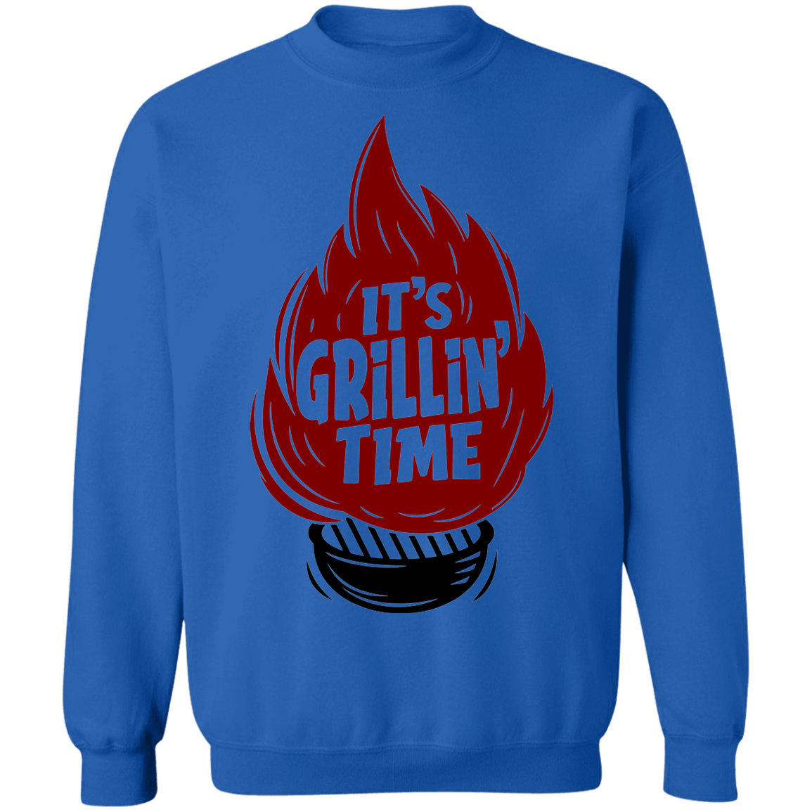 It's Grillin' Time BBQ Summer Crewneck Sweatshirt