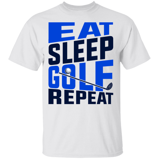 Eat Sleep Golf Repeat Golfing T-Shirt