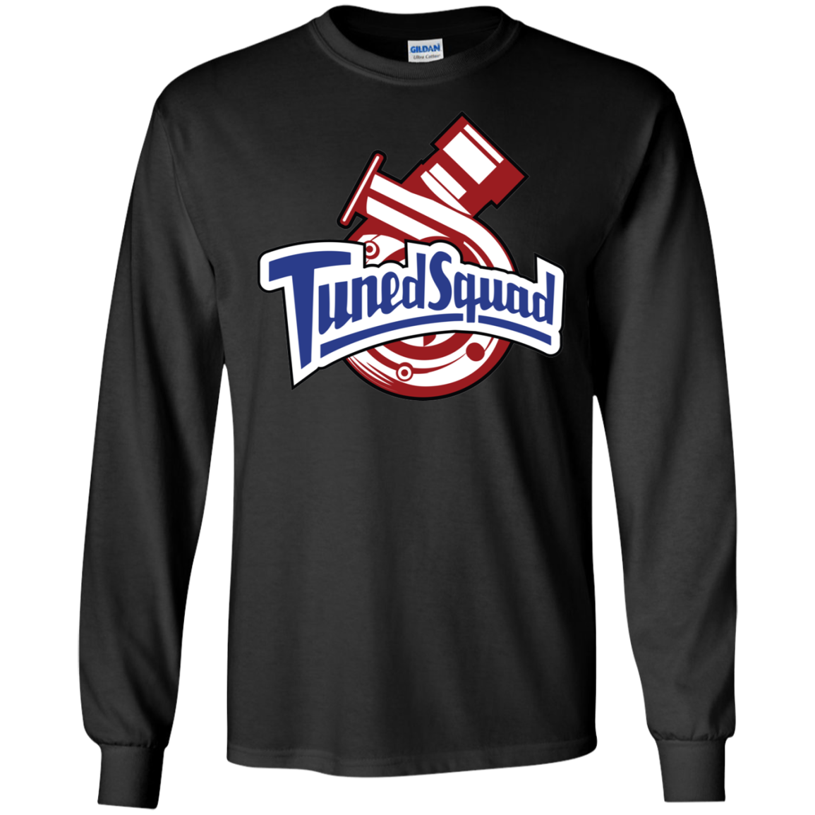 Tuned Squad 90's Style Boosted Turbo Long Sleeve T-Shirt