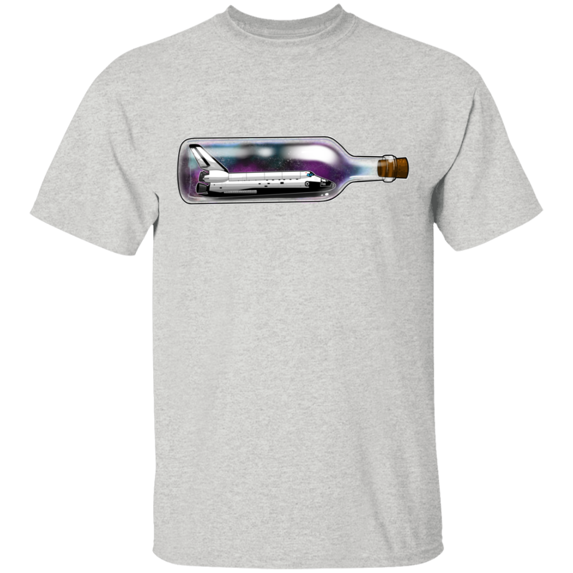 Spacecraft in a Bottle Spaceship T-Shirt