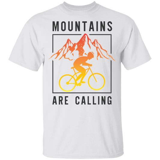 Mountains Are Calling Mountain Biking Youth T-Shirt