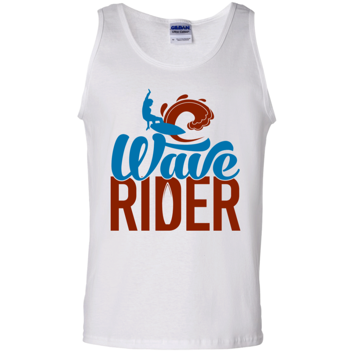 Wave Rider Surfing Beach Tank Top