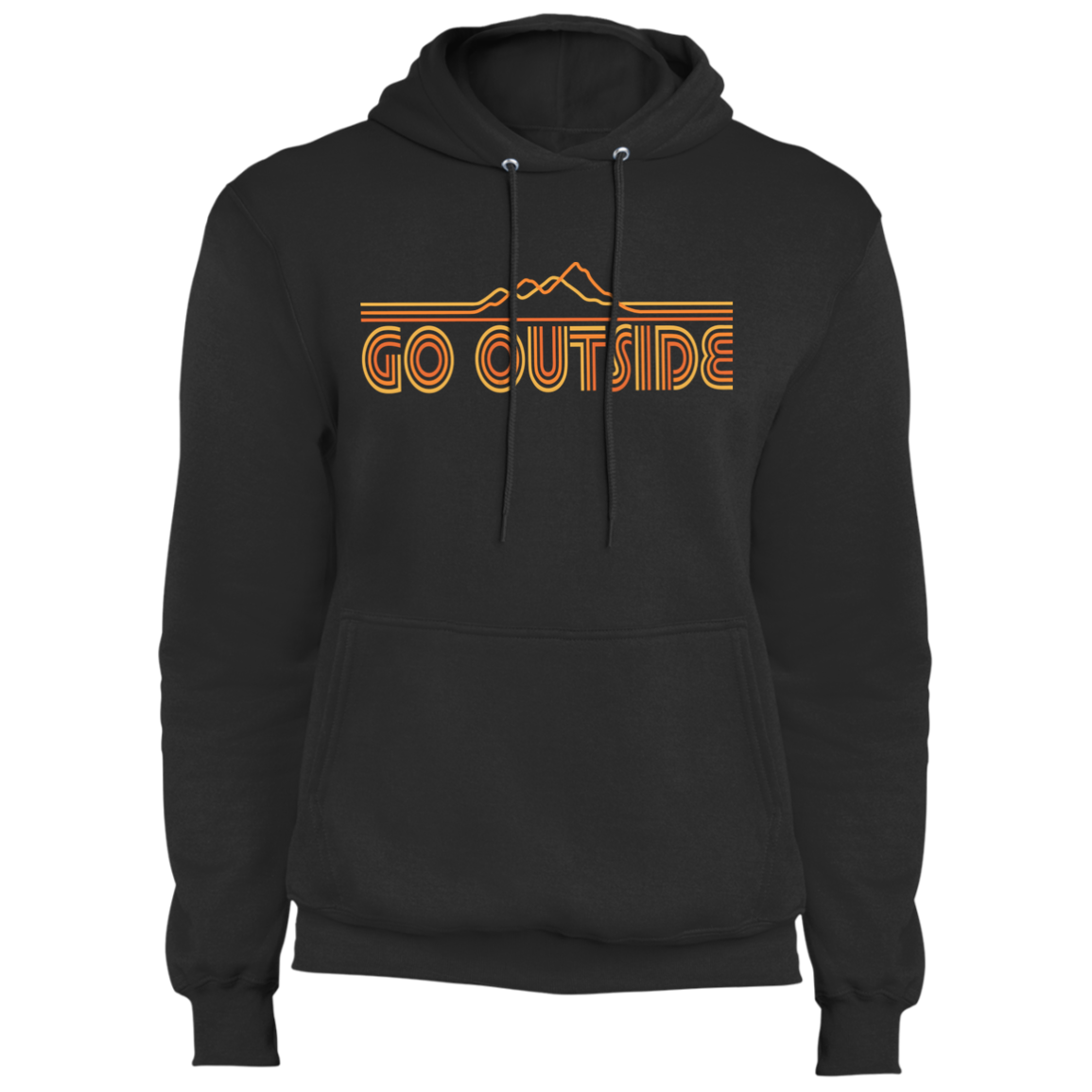 Go Outside Camping Nature Premium Pullover Hoodie
