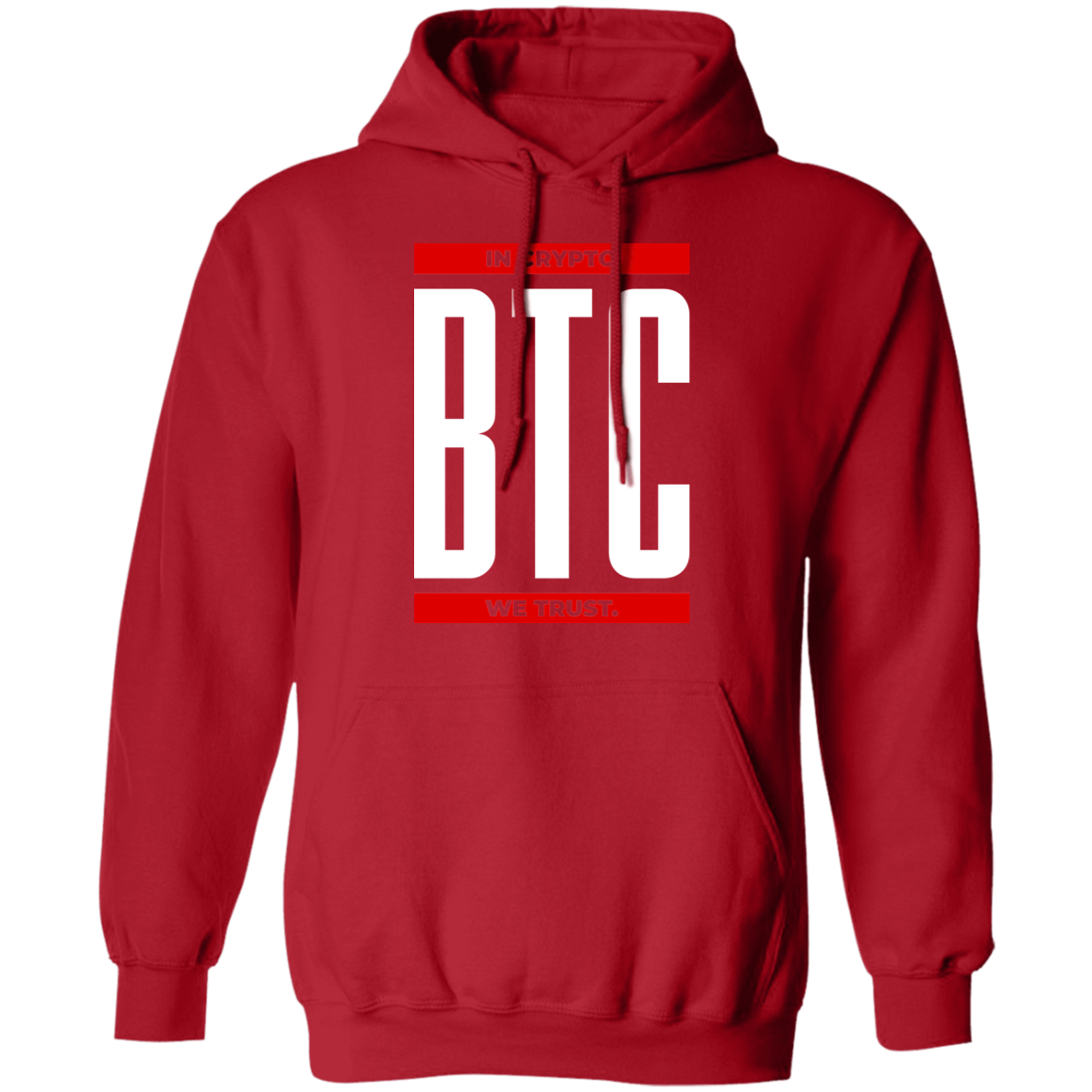 btc BTC In Crypto We Trust Pullover Hoodie