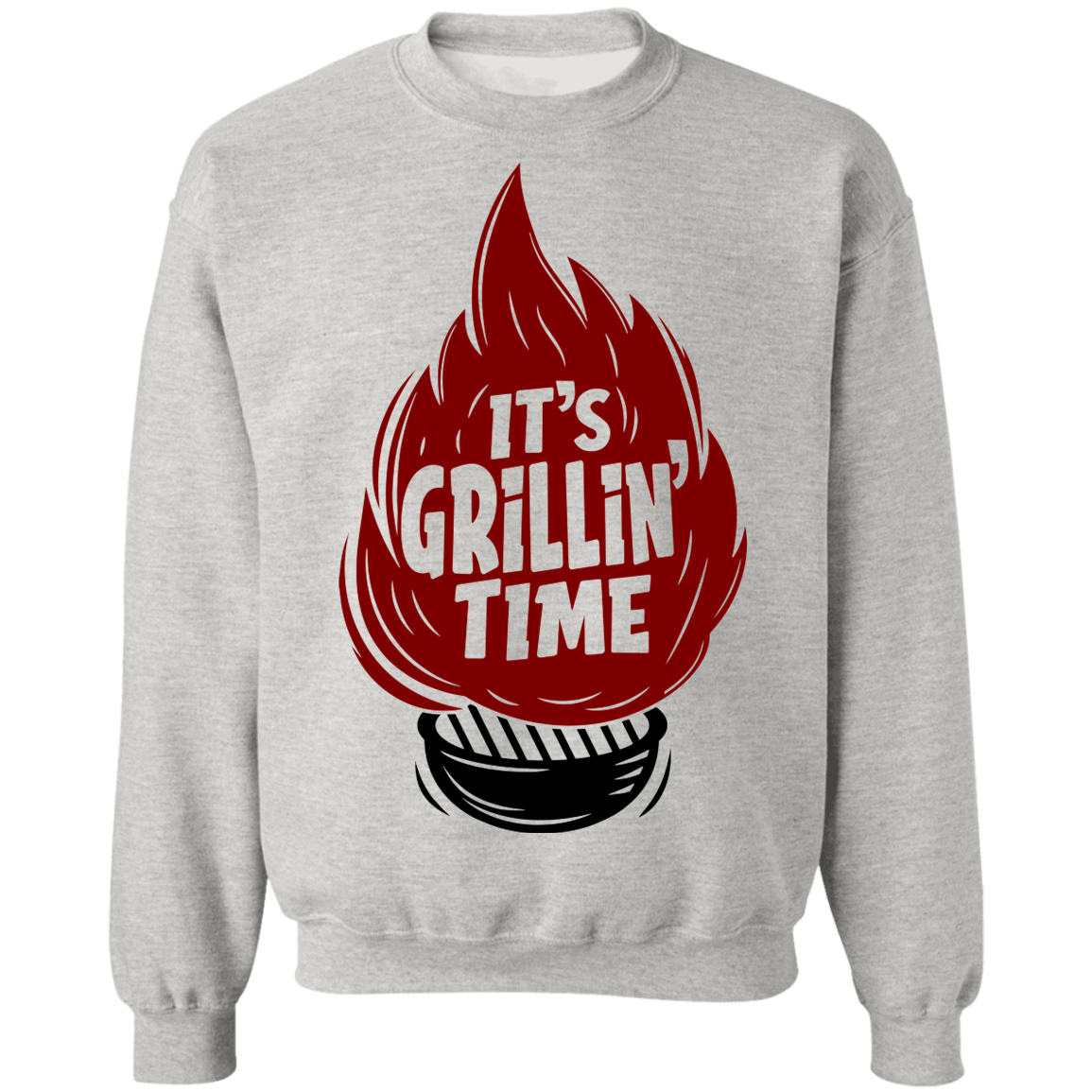 It's Grillin' Time BBQ Summer Crewneck Sweatshirt