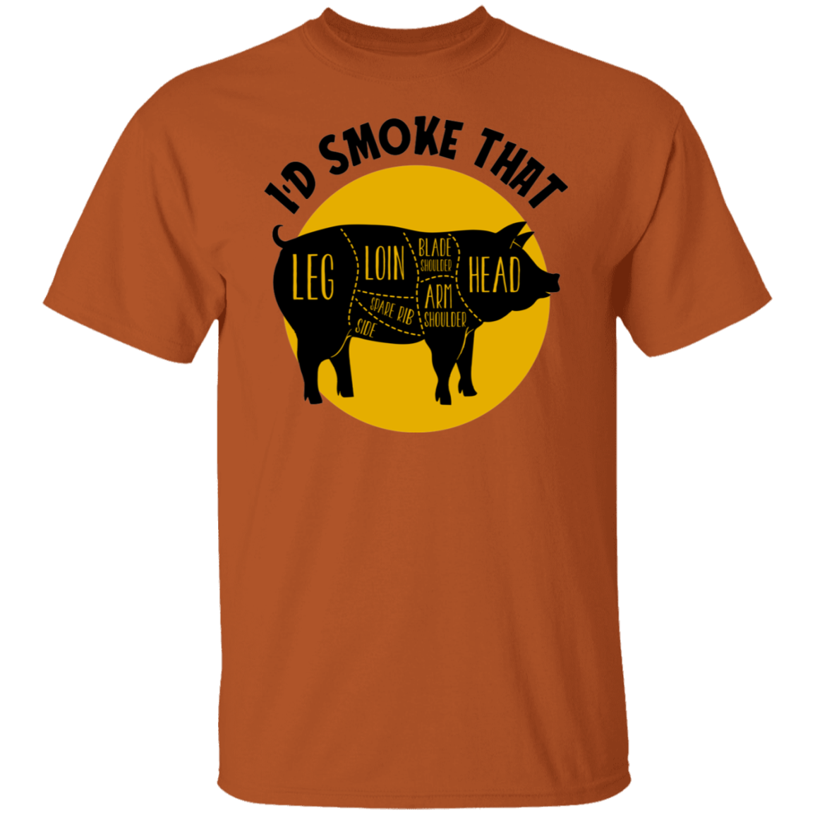 I'd Smoke That Pork BBQ Grilling T-Shirt