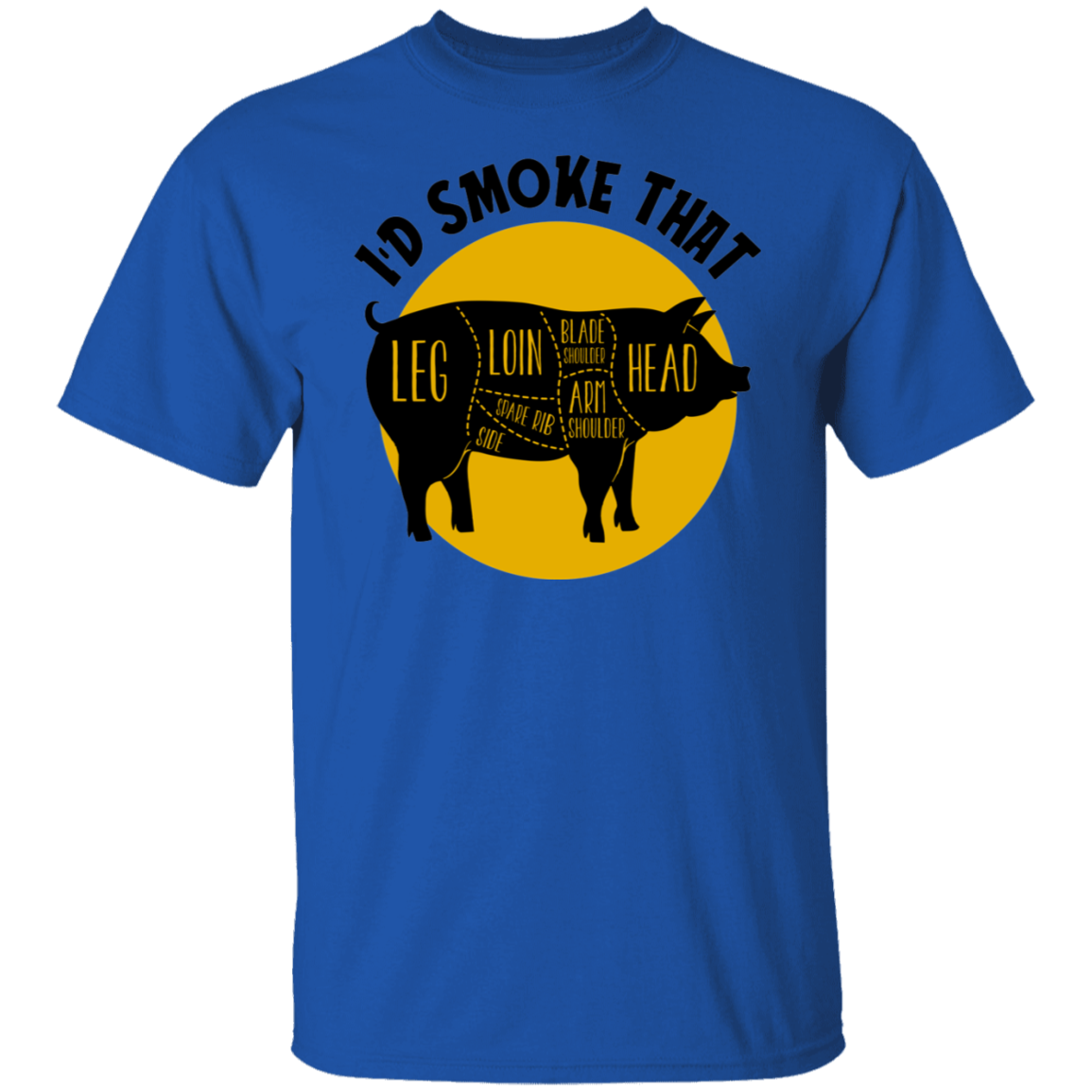 I'd Smoke That Pork BBQ Grilling T-Shirt