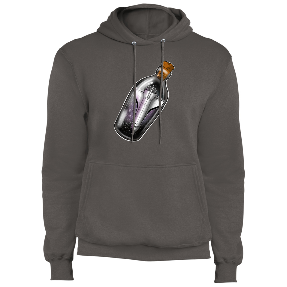 Spacecraft in a Bottle Spaceship Pullover Hoodie